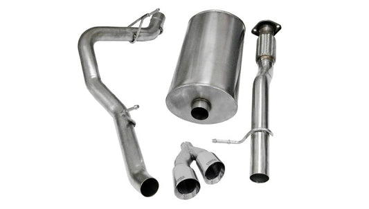 Corsa Performance 09-13 Chevrolet Suburban 1500 5.3L V8 Polished Sport Cat-Back Exhaust