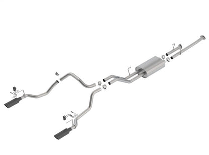 Borla 14-18 Toyota Tundra 4.6L/5.7L V8 AT 2&4WD Crew Max Cat-Back Touring Exhaust