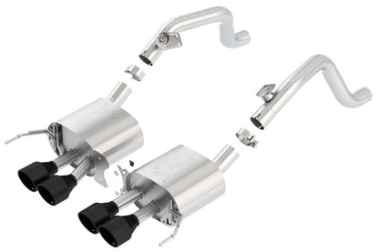 Borla 14-18 C7 Corvette Stingray Axle-Back ATAK Exhaust 2.75in To Muffler Dual 2.0in Out 4.25in Tip 11869CB