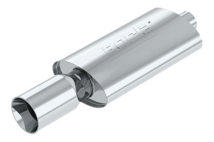 Borla Boomer Muffler Thumper Oval 2-1/4in In 4in Side Rount Out 40057
