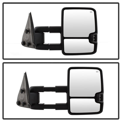 SPYDER xTune Chevy Silverado 99-02 G2 Heated Amber LED Signal Telescoping Mirrors MIR-CS99S-G2-PWH-AM-SET 9936678