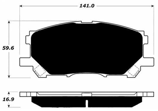 Porterfield Brake Pads for 2007 LEXUS RX 400H Hybrid