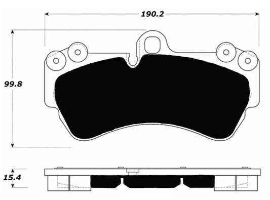 Porterfield Brake Pads for 2006 PORSCHE CAYENNE w/330mm Front Rotor
