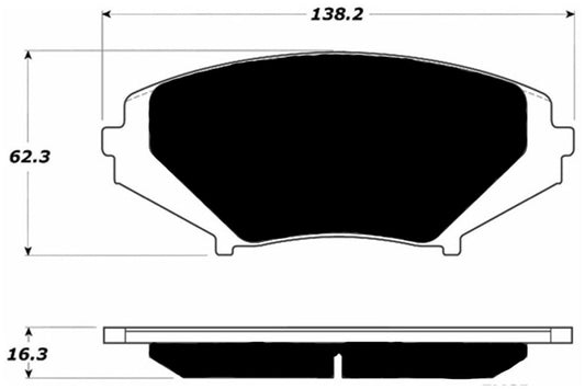Porterfield Brake Pads for 2009 MAZDA RX 8