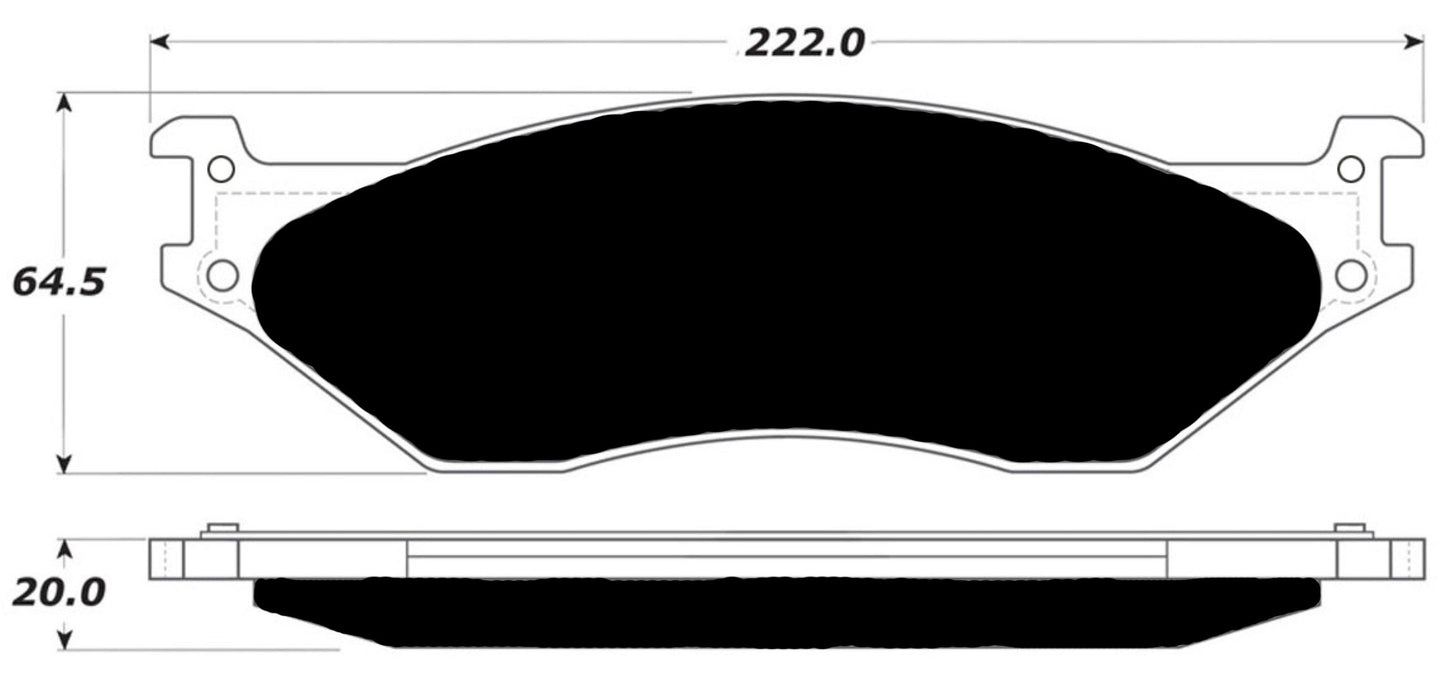 Porterfield Brake Pads for 2010 FORD F450 Super Duty