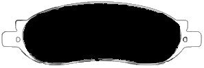 Porterfield Brake Pads for 2005 FORD F250 3/4 Ton 4WD Rear Discs 7 Lug