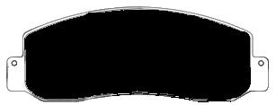 Porterfield Brake Pads for 2008 FORD F250 3/4 Ton 4WD Rear Discs 7 Lug