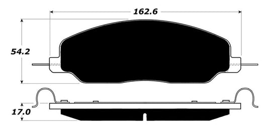 Porterfield Brake Pads for 2007 FORD MUSTANG GT V8