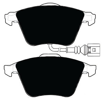 Porterfield Brake Pads for 2012 AUDI TT Quattro - TTS 2.0L Turbo