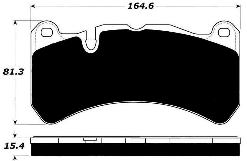 Porterfield Brake Pads for 2016 MASERATI QUATTROPORTE 4WD