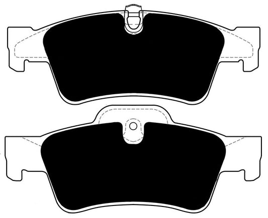 Porterfield Brake Pads for 2009 MERCEDES-BENZ GL550 w/373mm Front Rotor