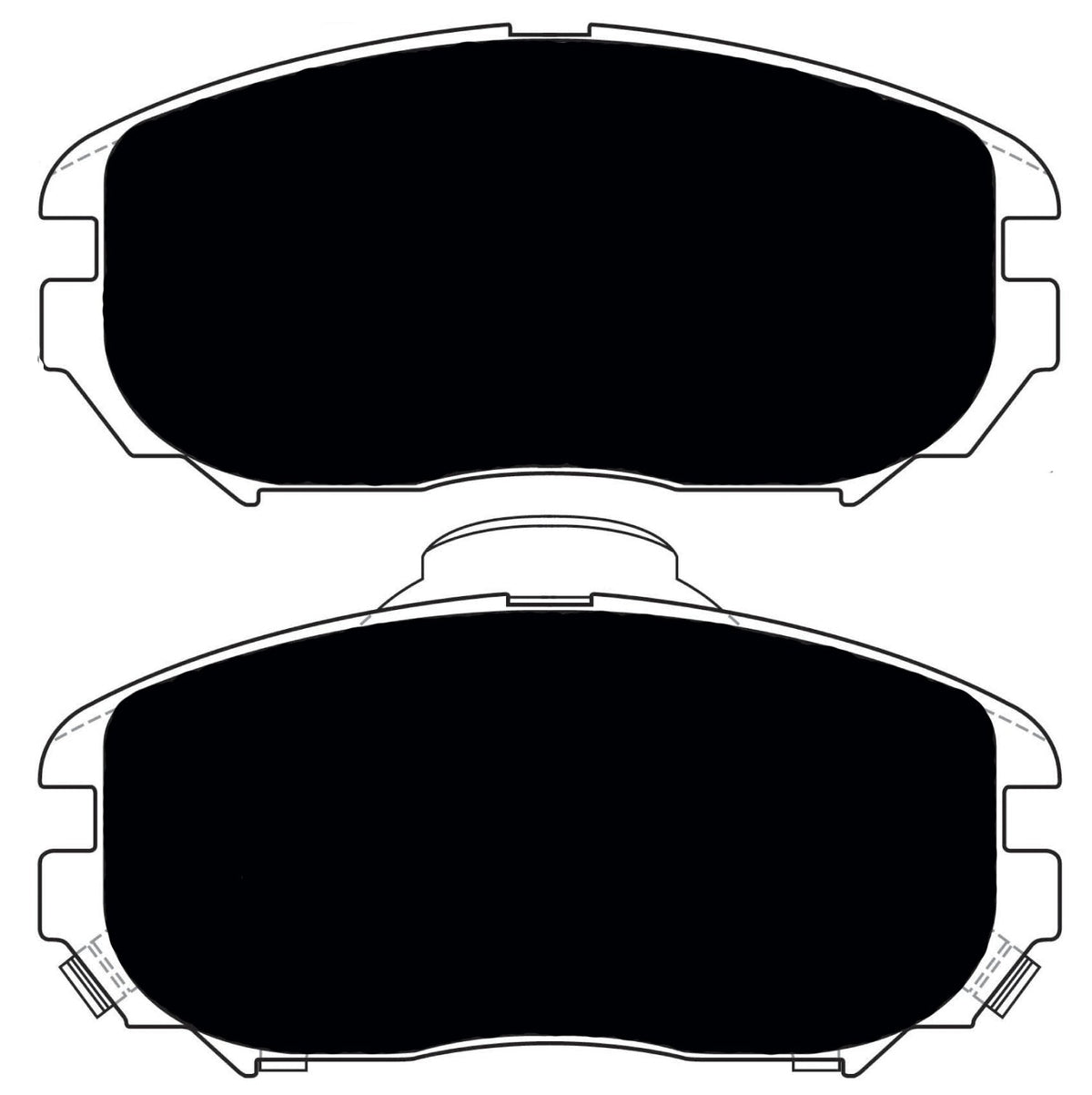 Porterfield Brake Pads for 2014 CHEVROLET MALIBU 16" J60