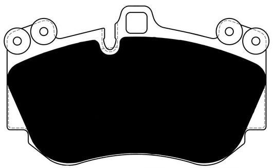 Porterfield Brake Pads for 2010 PORSCHE CAYENNE w/380mm Front Rotor