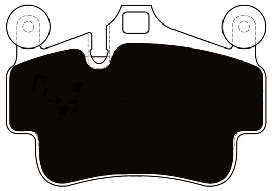 Porterfield Brake Pads for 2009 PORSCHE CAYMAN Coupe S w/Iron Discs