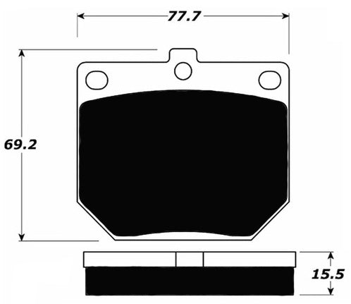 Porterfield Brake Pads for 1983 SAAB 900 Series