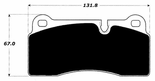 Porterfield Brake Pads for 2005 LAMBORGHINI GALLARDO