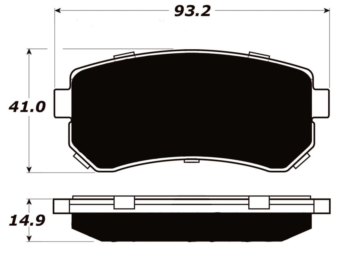 Porterfield Brake Pads for 2013 KIA FORTE 2.0L