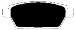 Porterfield Brake Pads for 2010 LINCOLN MK Z