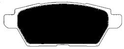 Porterfield Brake Pads for 2009 LINCOLN MK Z