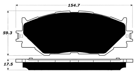 Porterfield Brake Pads for 2004 LEXUS IS 250