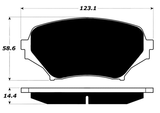 Porterfield Brake Pads for 2009 MAZDA MX-5 MIATA