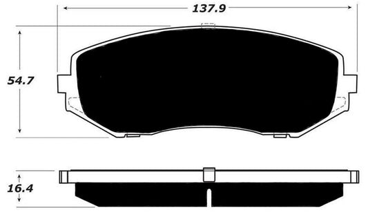 Porterfield Brake Pads for 2006 SUZUKI GRAND VITARA