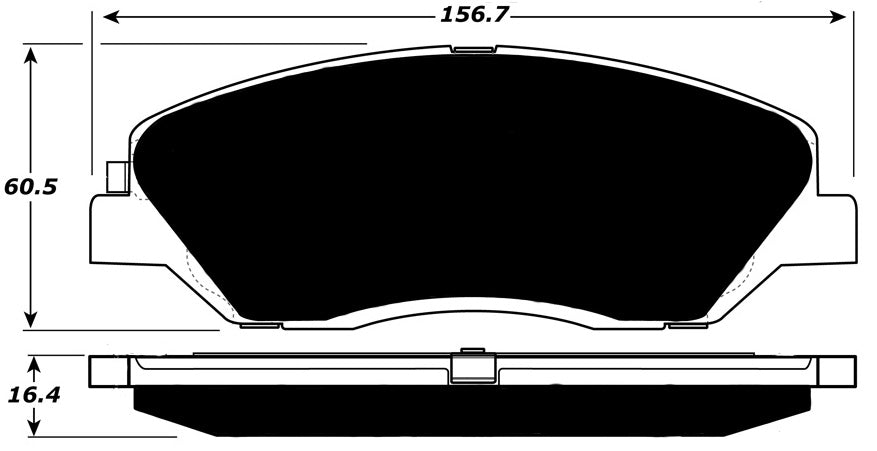 Porterfield Brake Pads for 2013 HYUNDAI SANTA FE V6 2WD