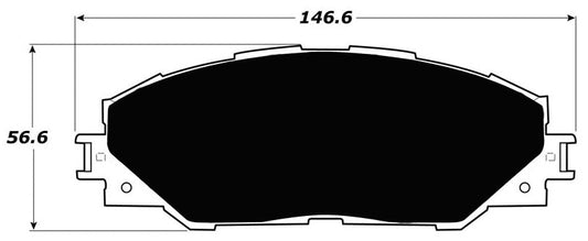 Porterfield Brake Pads for 2013 TOYOTA MATRIX AWD