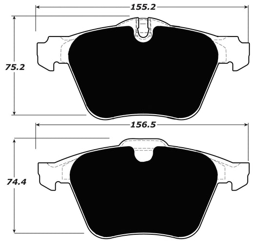 Porterfield Brake Pads for 2008 JAGUAR XJ R