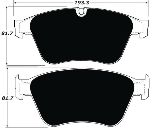 Porterfield Brake Pads for 2010 MERCEDES-BENZ ML63 AMG