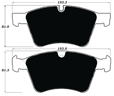 Porterfield Brake Pads for 2009 MERCEDES-BENZ GL450 w/373mm Front Rotor