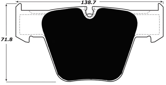 Porterfield Brake Pads for 2008 MERCEDES-BENZ S65 AMG - w/Iron Discs
