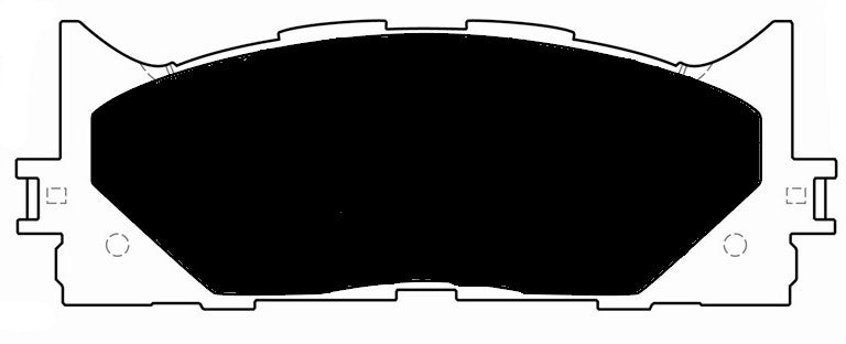 Porterfield Brake Pads for 2014 TOYOTA AVALON