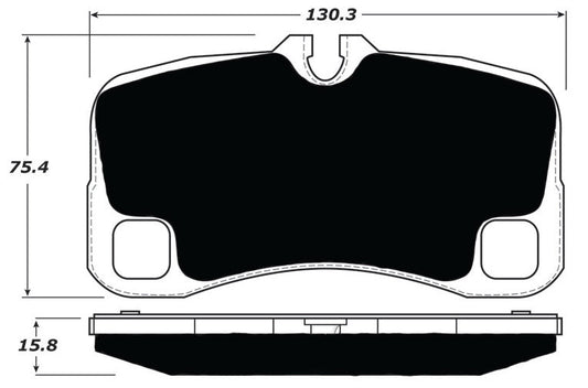 Porterfield Brake Pads for 2011 PORSCHE 911 GT3 w/Iron Discs