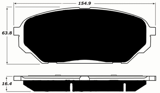 Porterfield Brake Pads for 2007 HYUNDAI VERACRUZ