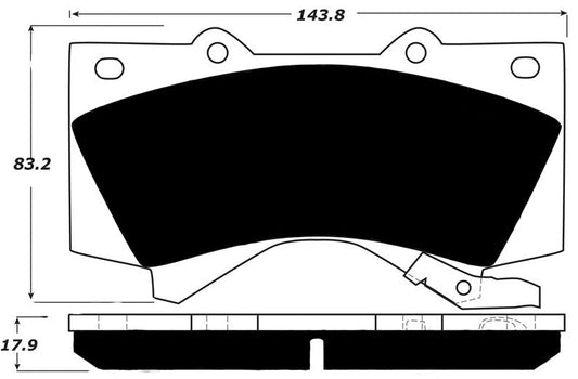 Porterfield Brake Pads for 2013 LEXUS LX 570