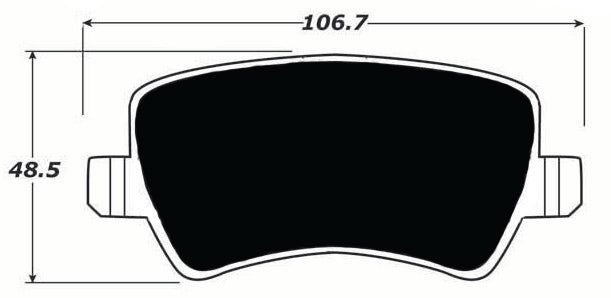 Porterfield Brake Pads for 2012 VOLVO S80 FWD 300mm Front DISC