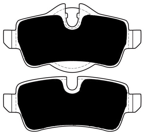 Porterfield Brake Pads for 2012 MINI Cooper 2 Door Hardtop w/JCW GP