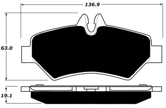 Porterfield Brake Pads for 2012 FREIGHTLINER SPRINTER 3500