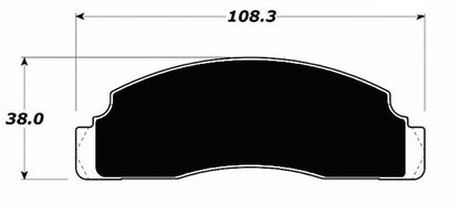 Porterfield Brake Pads for 1978 FORD Fiesta