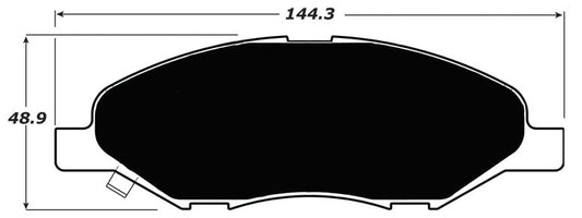 Porterfield Brake Pads for 2011 NISSAN VERSA 1.6L