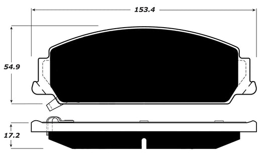 Porterfield Brake Pads for 2008 PONTIAC G8