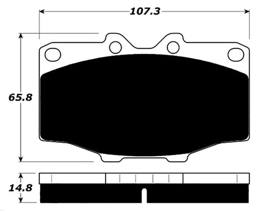 Porterfield Brake Pads for 1983 Toyota Landcruiser
