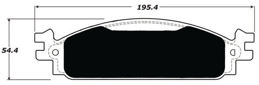 Porterfield Brake Pads for 2010 FORD TAURUS