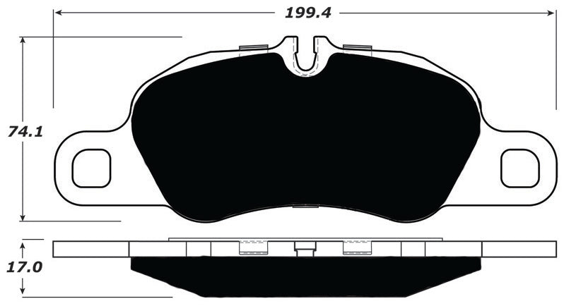 Porterfield Brake Pads for 2016 PORSCHE 911 Carrera w/ Iron Discs