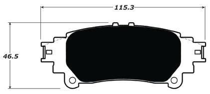 Porterfield Brake Pads for 2013 TOYOTA PRIUS V