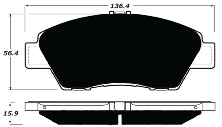 Porterfield Brake Pads for 2017 HONDA FIT
