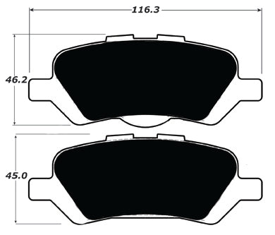 Porterfield Brake Pads for 2011 TOYOTA VENZA