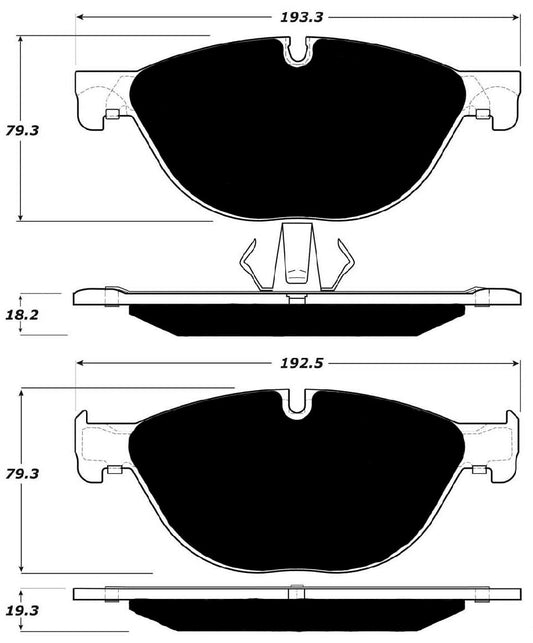 Porterfield Brake Pads for 2016 BMW 650i xDrive