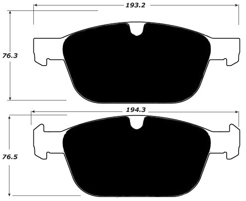 Porterfield Brake Pads for 2005 VOLVO XC90 w/328mm Front Disc